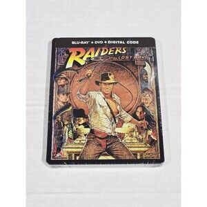 Indiana Jones Raiders of the Lost Ark Blu-ray DVD Digital Code New Sealed PG